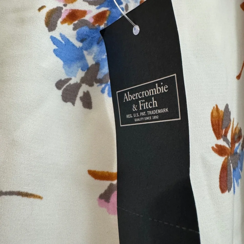 NWT Y2K Abercrombie Fitch‎ Floral Maxi Skirt High Waist Size Small $70